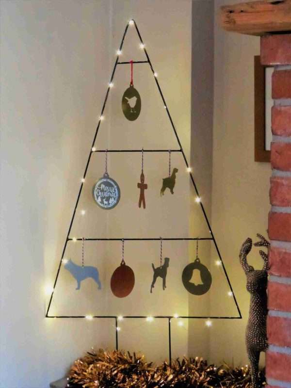 Wire Frame Christmas Tree - Image 4