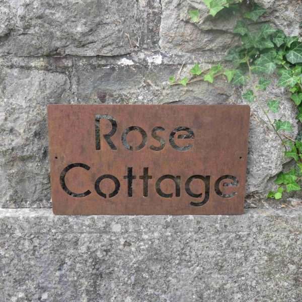 Custom Rusty Metal Signs for Homes and Businesses - Image 3
