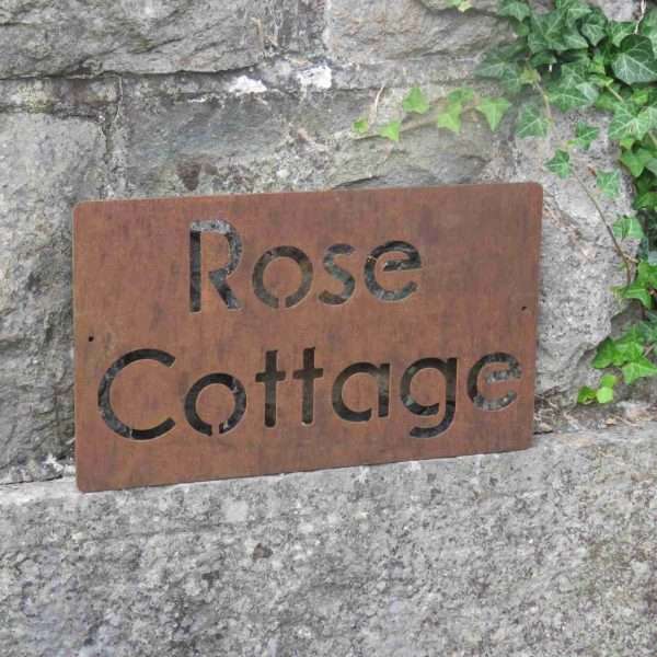 Custom Rusty Metal Signs for Homes and Businesses - Image 4