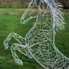 13 ft Rearing Horse Sculpture - Image 2