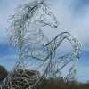 13 ft Rearing Horse Sculpture - Image 6