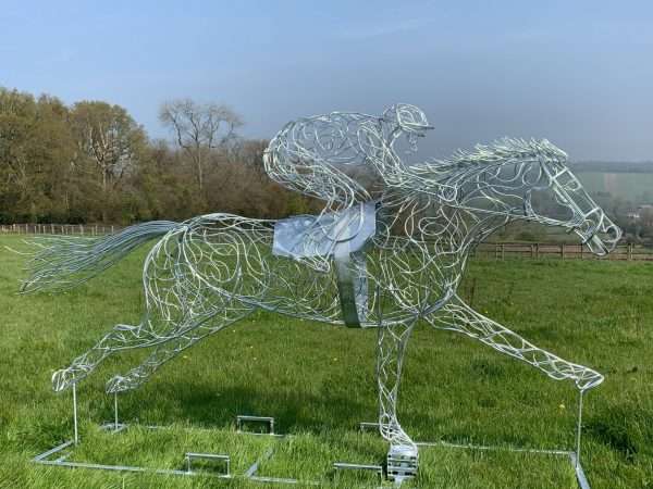 ‘At Full Stretch’ Horse Racing Sculpture - Image 6