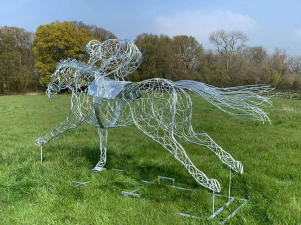 ‘At Full Stretch’ Horse Racing Sculpture - Image 8