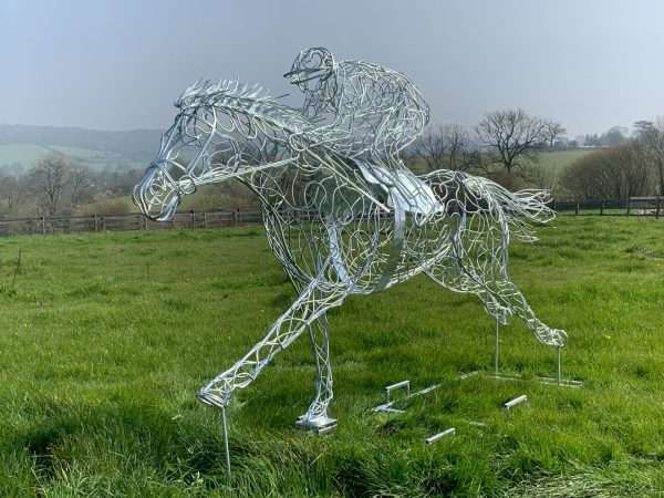 ‘At Full Stretch’ Horse Racing Sculpture - Image 9
