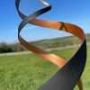Black & Copper Spiral Sculpture 1.8m - Image 4