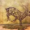Bolting Hare Sculpture
