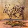 Bolting Hare Sculpture - Image 4
