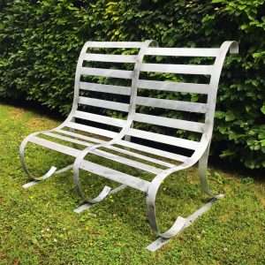 Contemporary Handmade Metal Bench