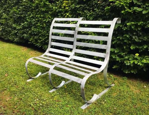 Contemporary Handmade Metal Bench