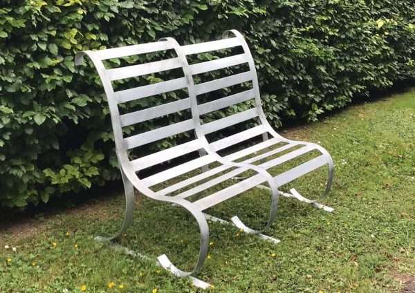 Contemporary Handmade Metal Bench - Image 4