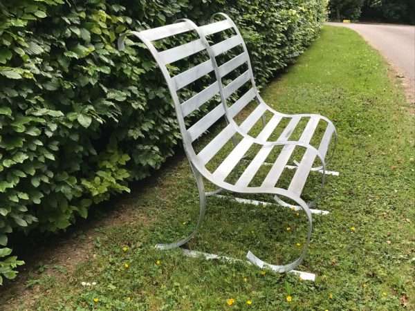 Contemporary Handmade Metal Bench - Image 2