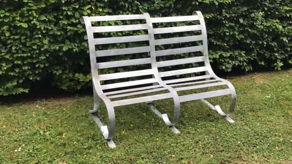 Contemporary Handmade Metal Bench - Image 5