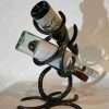 Horseshoe Wine Rack 3 Bottle Holder - Image 4