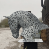 Working Horse Head Busk Sculpture - Image 3