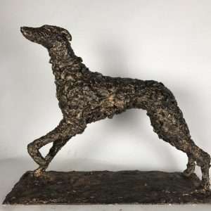 Lurcher Bronze Sculpture