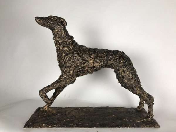 Lurcher Bronze Sculpture
