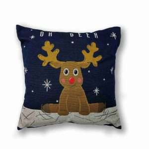 Oh Deer Christmas Filled Cushion 43 x 43