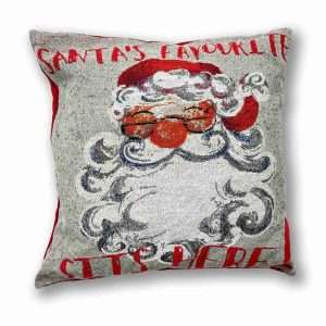 Santa's Favourite Christmas Filled Cushion 43 x 43