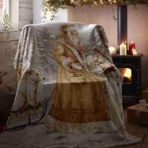 Fleece Throwover Twilight Santa 130 X 170