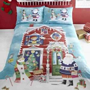 Waiting For Santa Christmas Duvet Set Cover (Pillowcase Included)