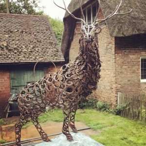 Bespoke Handmade Stag Sculptures