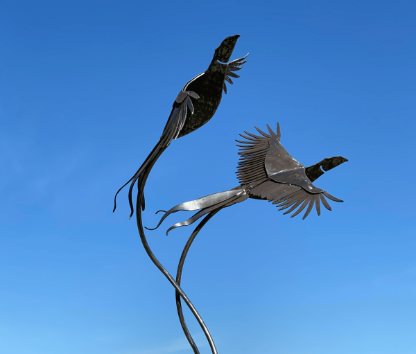 Life Size Brace of Pheasants Sculpture