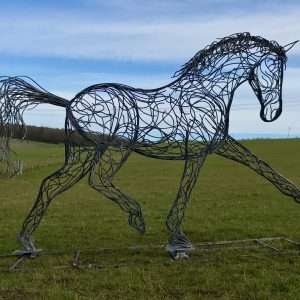 Dressage Horse Sculpture