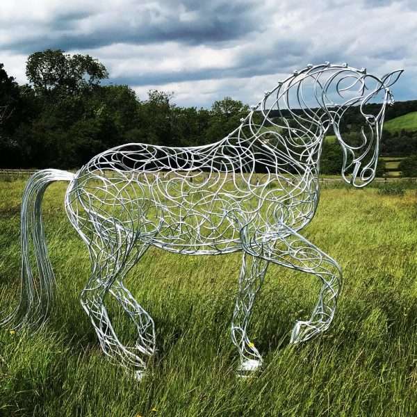 ‘Perfecting Piaffe‘ Dressage Horse Sculpture