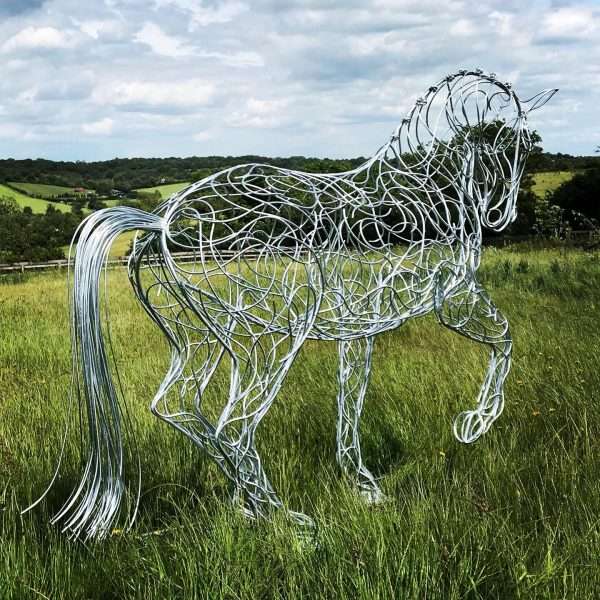 ‘Perfecting Piaffe‘ Dressage Horse Sculpture - Image 3