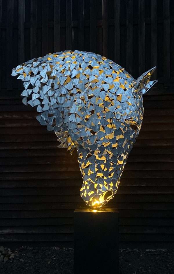 Horse Head Sculpture 2m - Image 9