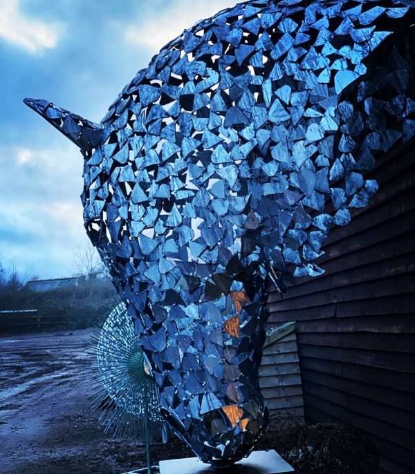 Horse Head Sculpture 2m - Image 6