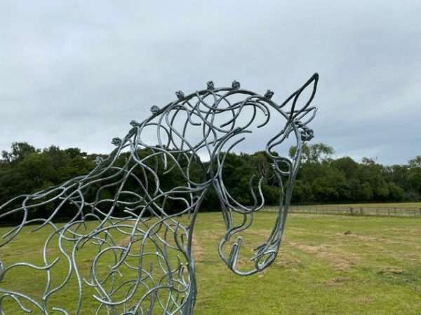 “Balanced Canter” Dressage Horse Busk - Image 8
