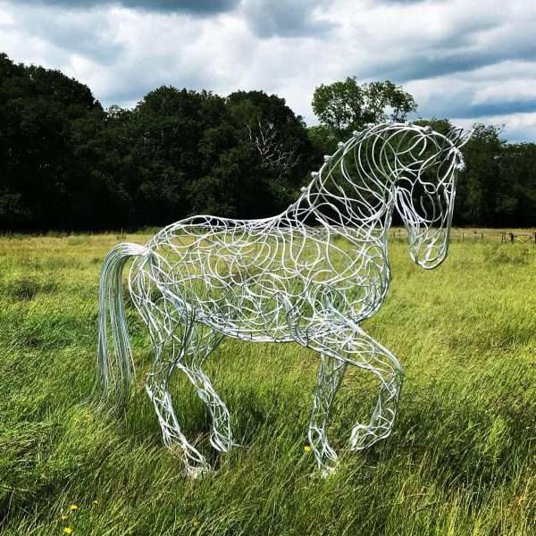 ‘Perfecting Piaffe‘ Dressage Horse Sculpture - Image 4