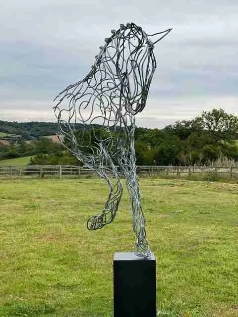 “Balanced Canter” Dressage Horse Busk - Image 15