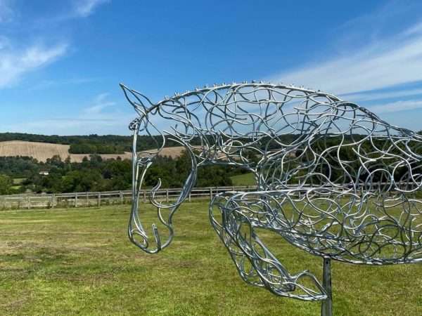 “Grand Prix” Jumping Horse Sculpture - Image 2