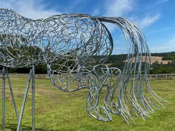 “Grand Prix” Jumping Horse Sculpture - Image 3
