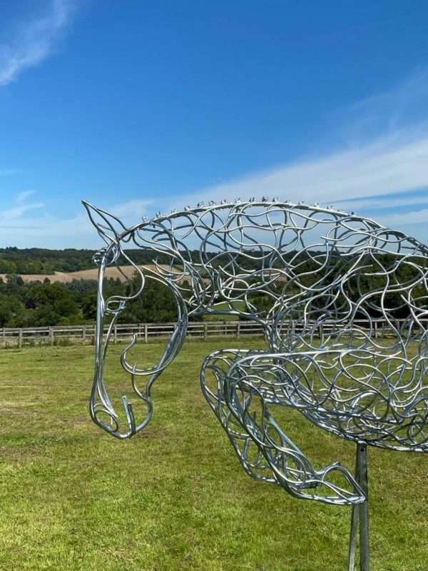 “Grand Prix” Jumping Horse Sculpture - Image 5