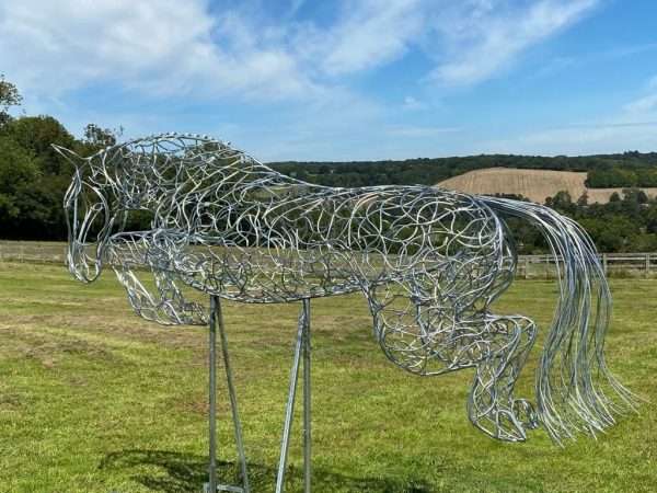 “Grand Prix” Jumping Horse Sculpture - Image 8
