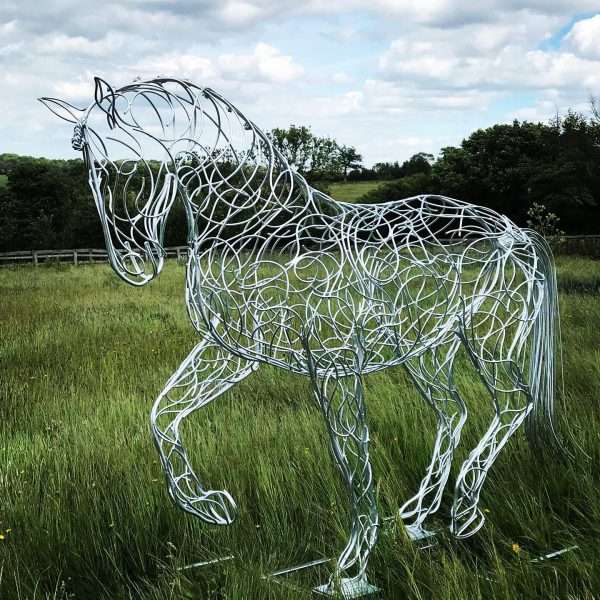 ‘Perfecting Piaffe‘ Dressage Horse Sculpture - Image 5