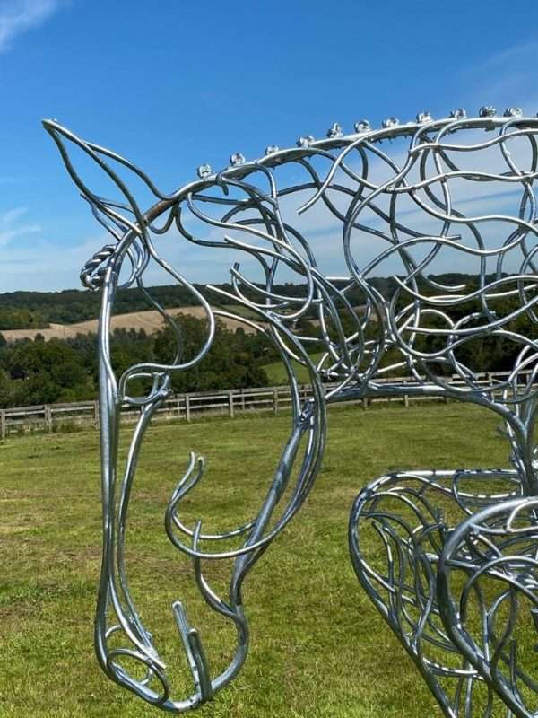“Grand Prix” Jumping Horse Sculpture - Image 9