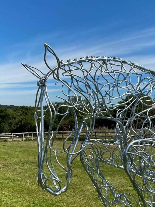 “Grand Prix” Jumping Horse Sculpture - Image 10