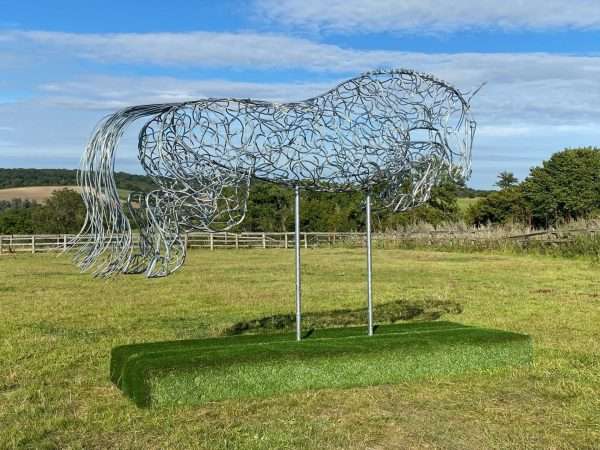 “Grand Prix” Jumping Horse Sculpture - Image 14