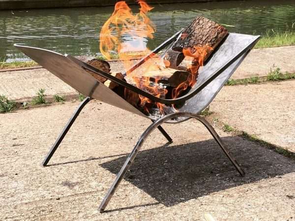 Handmade Self Feeding Log Fire