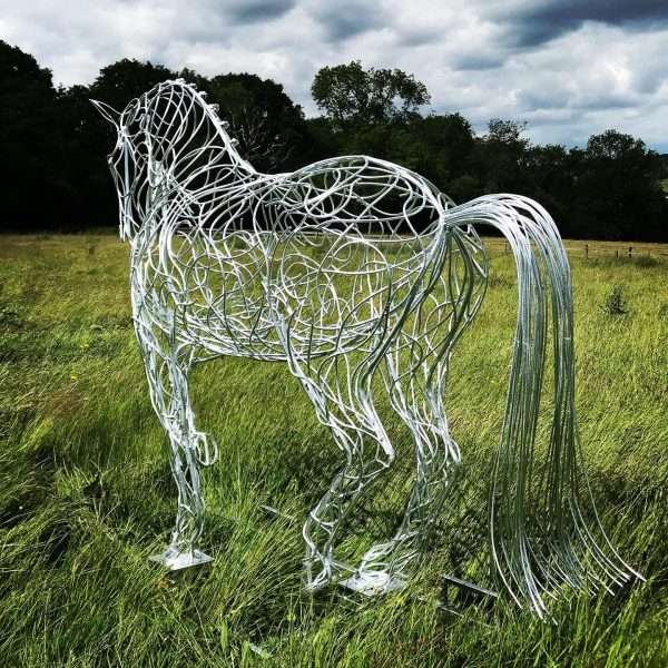 ‘Perfecting Piaffe‘ Dressage Horse Sculpture - Image 6