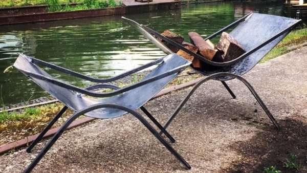 Handmade Self Feeding Log Fire - Image 4