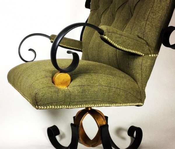 Executive Tweed Chair - Image 8