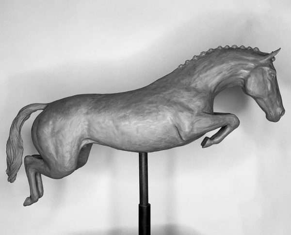 Jumping Horse 2019 Bronze Sculpture - Image 6