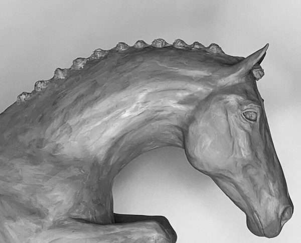 Jumping Horse 2019 Bronze Sculpture - Image 7