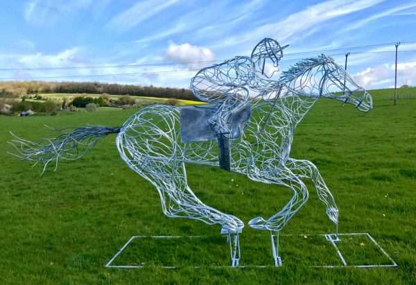 Race Horse Sculpture - Injured Jockey Charity