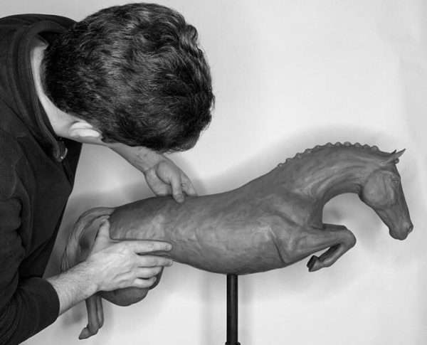 Jumping Horse 2019 Bronze Sculpture - Image 8
